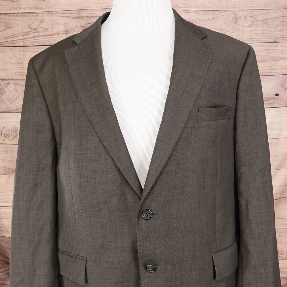 LAUREN RALPH LAUREN 100% WOOL BLAZER‎ SPORT COAT SUIT JACKET MENS SZ 48R
